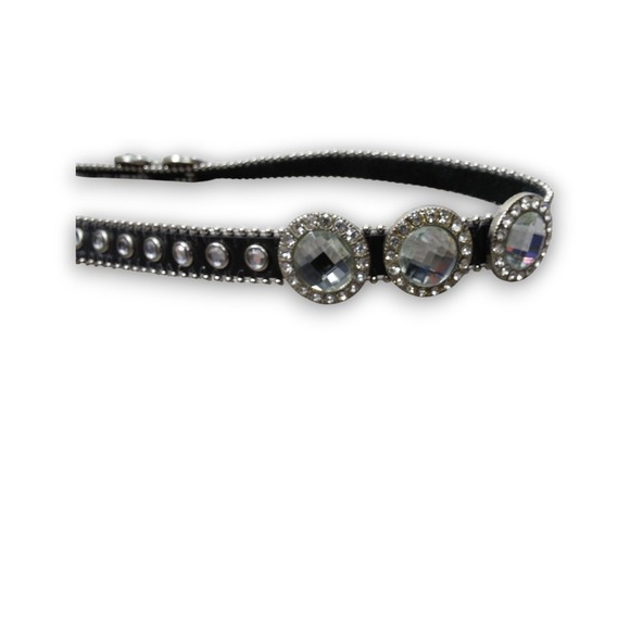 Womens Leather Rhinestone Western Belt Size‎ Medium / Large main image 3